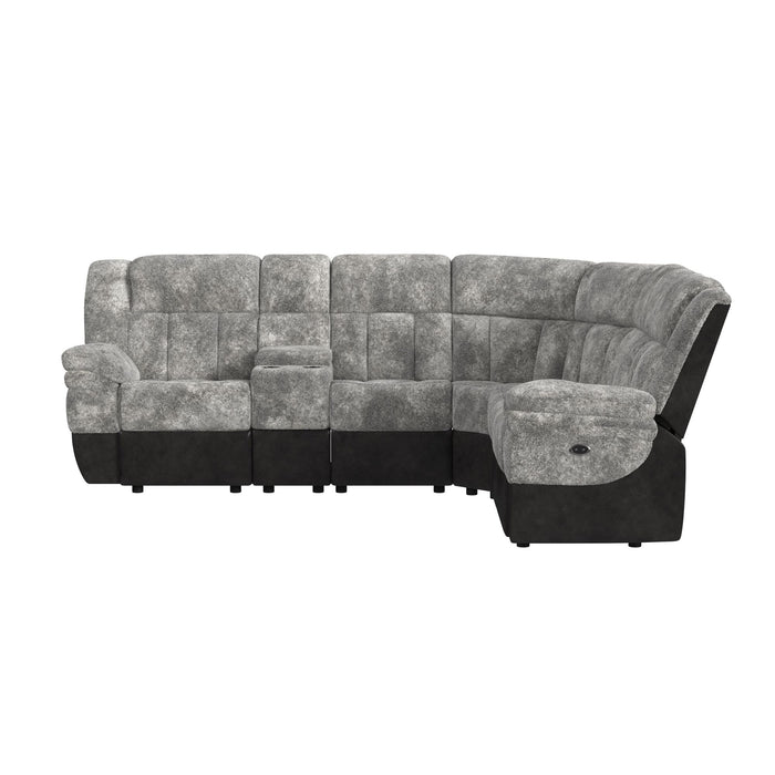 Santorini Console in Dillon/Shire Grey - American Home Express Outlet (San Antonio, TX)