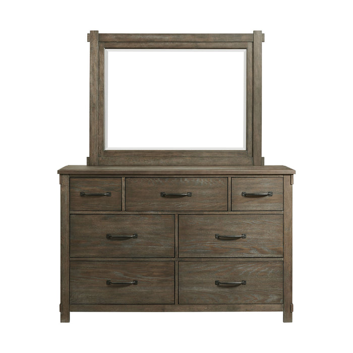 Scott 7-Drawer Dresser with Mirror Set - American Home Express Outlet (San Antonio, TX)