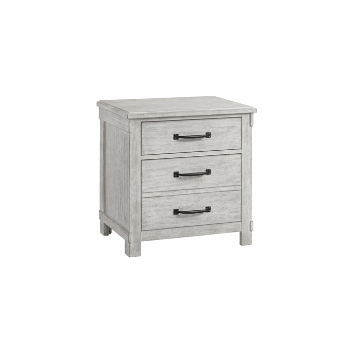 Scott Nightstand W/USB White Finish - American Home Express Outlet (San Antonio, TX)
