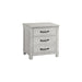 Scott Nightstand W/USB White Finish - American Home Express Outlet (San Antonio, TX)