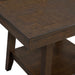 Seneca Square Counter Table with Lazy Susan in Brown - American Home Express Outlet (San Antonio, TX)