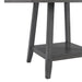 Seneca Square Counter Table with Lazy Susan in Grey - American Home Express Outlet (San Antonio, TX)