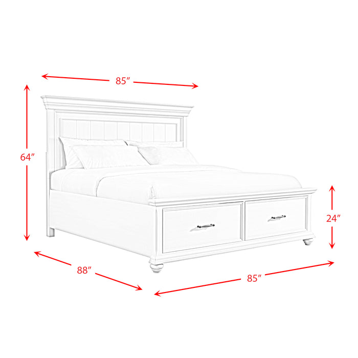 Slater Platform Storage Bed - American Home Express Outlet (San Antonio, TX)