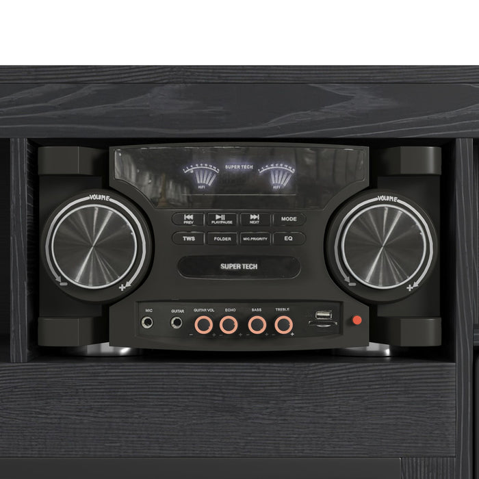 St. Cloud Fireplace with Sound System in Black - American Home Express Outlet (San Antonio, TX)