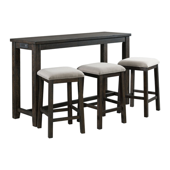 Stone Occasional Bar Table Single Pack (Table + Three Stools) - American Home Express Outlet (San Antonio, TX)