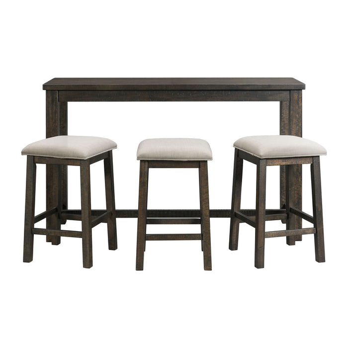Stone Occasional Bar Table Single Pack (Table + Three Stools) - American Home Express Outlet (San Antonio, TX)