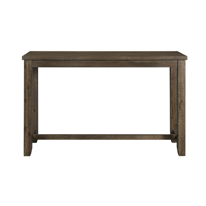 Stone Occasional Bar Table Single Pack Gray Finish (Table + Three Stools)