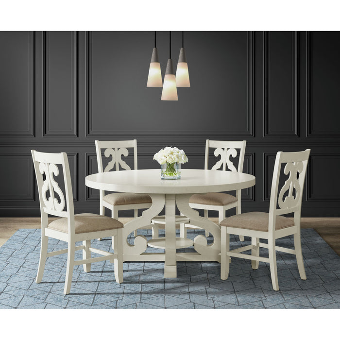 Stone Round Dining Table W/PU Base