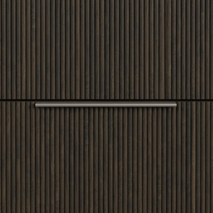 Sylvie Dresser and Mirror Set in Dark Brown