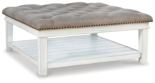 Kanwyn Upholstered Ottoman Coffee Table - American Home Express Outlet (San Antonio, TX)