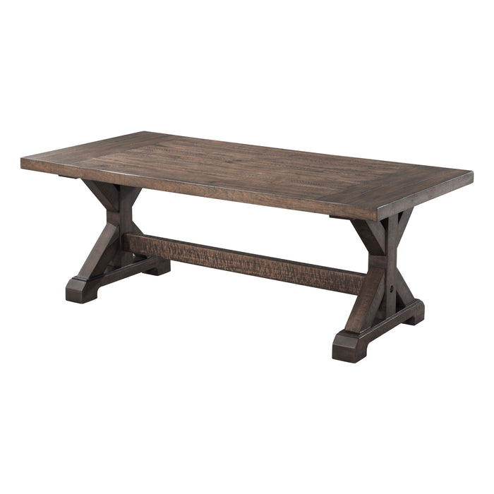 Finn Trestle Base Coffee Table - American Home Express Outlet (San Antonio, TX)