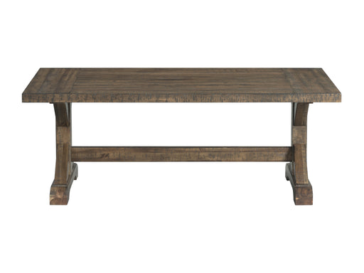 Finn 3PC Accent Trestle Table Set-Coffee Table & Two End Tables - American Home Express Outlet (San Antonio, TX)