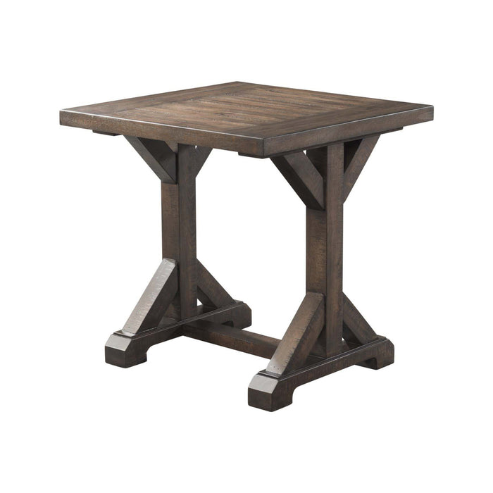 Finn 3PC Accent Trestle Table Set-Coffee Table & Two End Tables - American Home Express Outlet (San Antonio, TX)