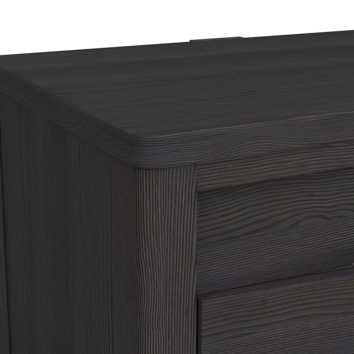 Tobias 2-Drawer Nightstand with USB in Black - American Home Express Outlet (San Antonio, TX)