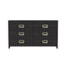 Tobias 6-Drawer Dresser in Black - American Home Express Outlet (San Antonio, TX)