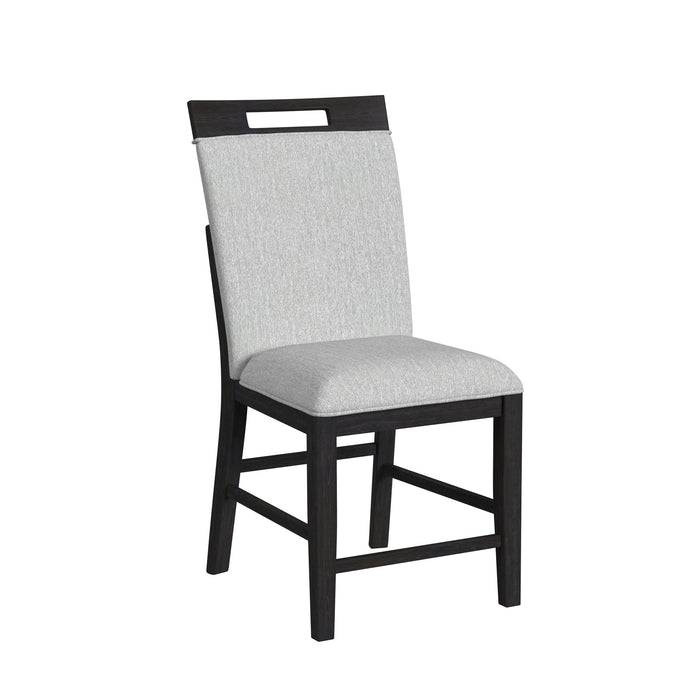 Transcend Counter Height Dining Set in Charcoal-Table and Four Chairs - American Home Express Outlet (San Antonio, TX)