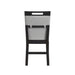 Transcend Counter Side Chair with Light Grey Fabric in Charcoal (2 Per Carton) - American Home Express Outlet (San Antonio, TX)