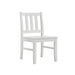 Travis Youth 5PC Dining Set with Table and 4 Chairs in White - American Home Express Outlet (San Antonio, TX)