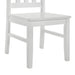 Travis Youth 5PC Dining Set with Table and 4 Chairs in White - American Home Express Outlet (San Antonio, TX)
