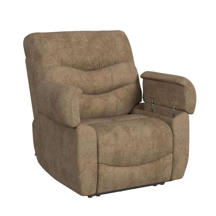 Trifecta P3 Recliner W/Heat Massage, √Ç zero gravity, memory foam in Sefi Puppy - American Home Express Outlet (San Antonio, TX)