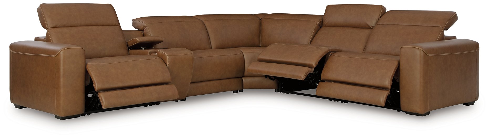 Magic Man 5-Piece Power Reclining Sectional - American Home Express Outlet (San Antonio, TX)