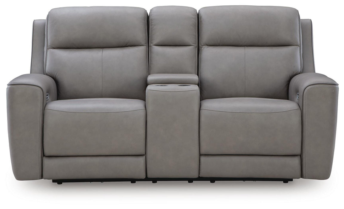 5Z-Comfort Power Reclining Loveseat with Console - American Home Express Outlet (San Antonio, TX)