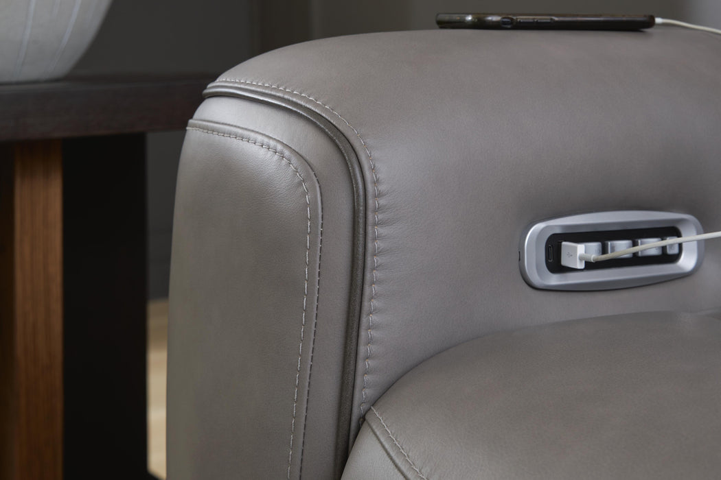 5Z-Comfort Power Reclining Loveseat with Console - American Home Express Outlet (San Antonio, TX)