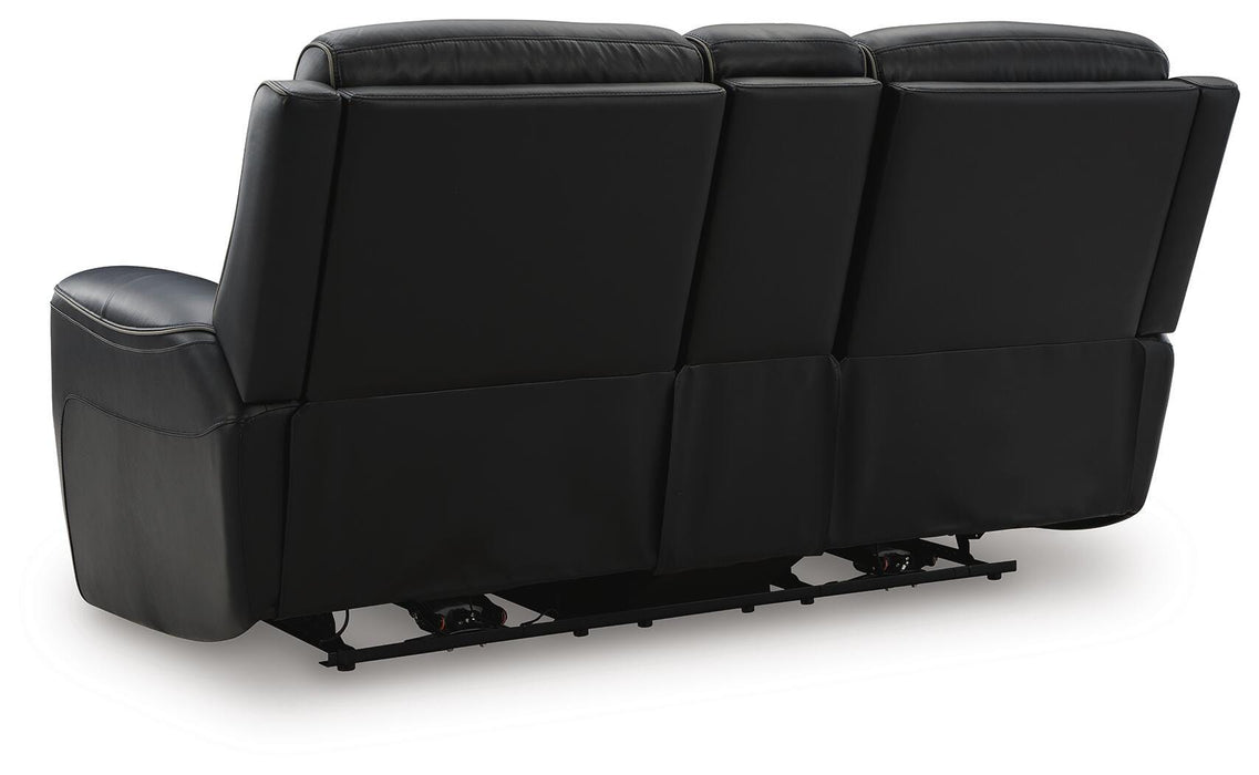 5Z-Comfort Power Reclining Loveseat with Console - American Home Express Outlet (San Antonio, TX)