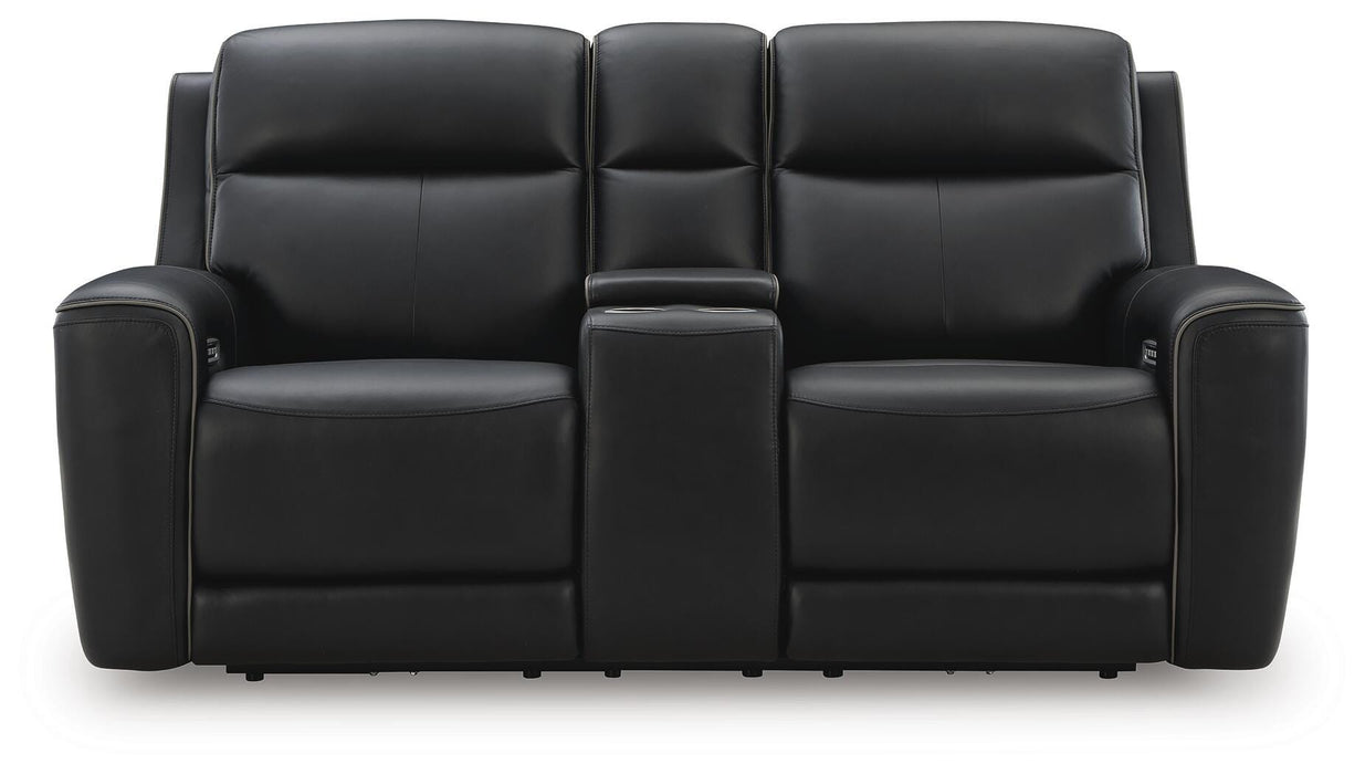 5Z-Comfort Power Reclining Loveseat with Console - American Home Express Outlet (San Antonio, TX)