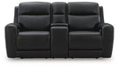 5Z-Comfort Power Reclining Loveseat with Console - American Home Express Outlet (San Antonio, TX)