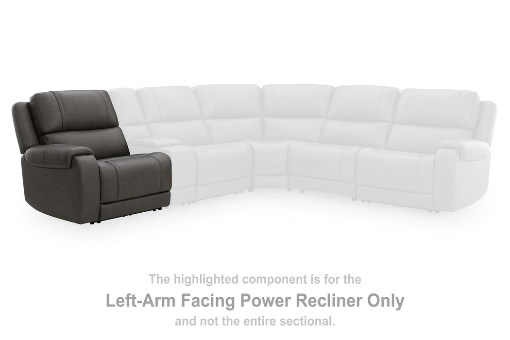 5Z - Pittson Power Reclining Sectional - American Home Express Outlet (San Antonio, TX)