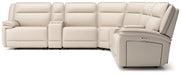 Double Deal Reclining Sectional with 2 Consoles - American Home Express Outlet (San Antonio, TX)