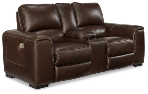 Alessandro Power Reclining Loveseat with Console - American Home Express Outlet (San Antonio, TX)