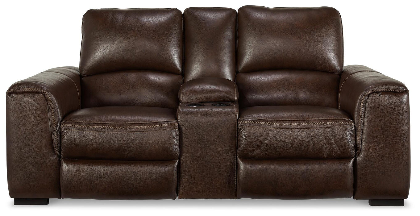 Alessandro Power Reclining Loveseat with Console - American Home Express Outlet (San Antonio, TX)