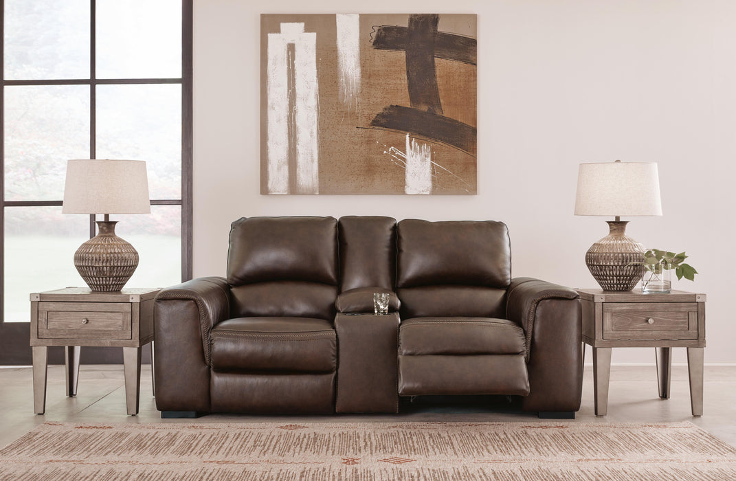 Alessandro Power Reclining Loveseat with Console - American Home Express Outlet (San Antonio, TX)