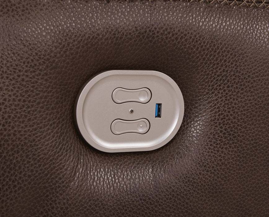 Alessandro Power Reclining Loveseat with Console - American Home Express Outlet (San Antonio, TX)