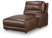 DeepWakes Power Reclining Sectional with Chaise - American Home Express Outlet (San Antonio, TX)