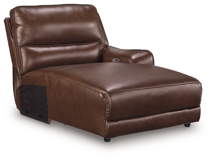 DeepWakes Power Reclining Sectional with Chaise - American Home Express Outlet (San Antonio, TX)