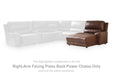 DeepWakes Power Reclining Sectional with Chaise - American Home Express Outlet (San Antonio, TX)