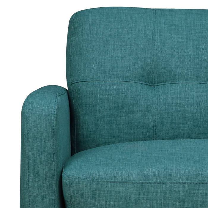 Hadley Sofa & Loveseat Set in Teal - American Home Express Outlet (San Antonio, TX)