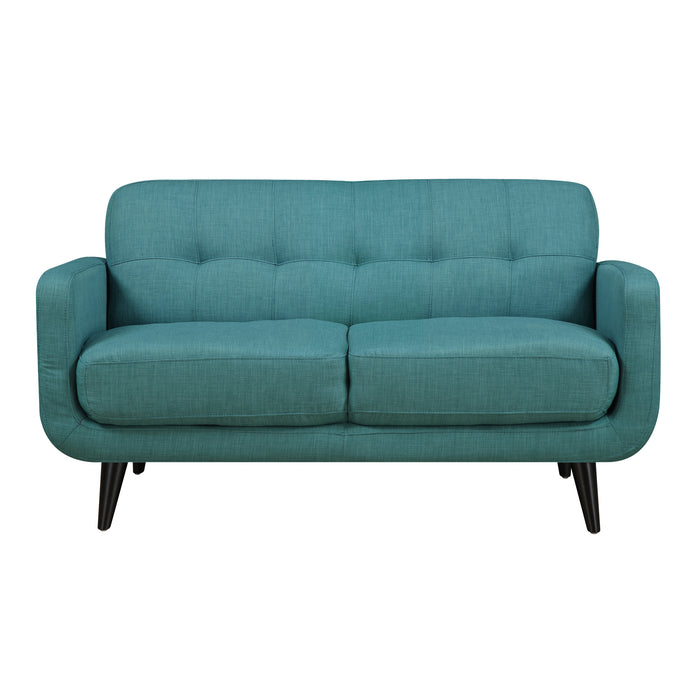 Hadley 4480 Love Seat Heirloom Teal w/No Pillow - American Home Express Outlet (San Antonio, TX)