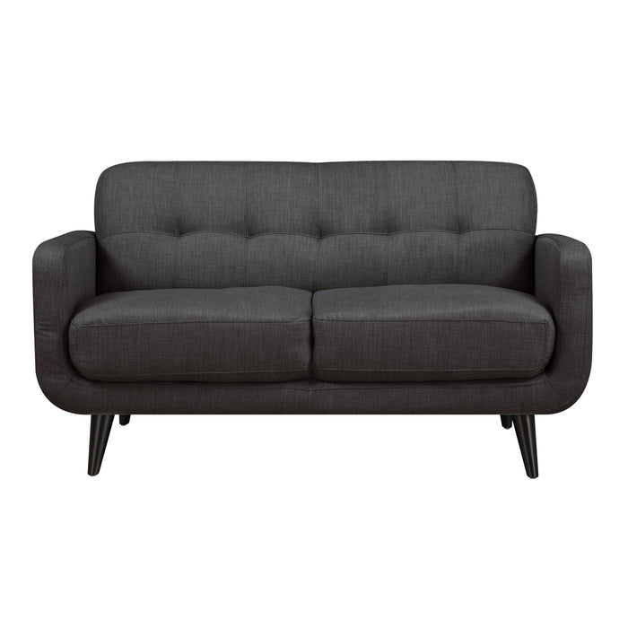 Hadley 4480 KD Love Seat Heirloom Charcoal w/No Pillows - American Home Express Outlet (San Antonio, TX)