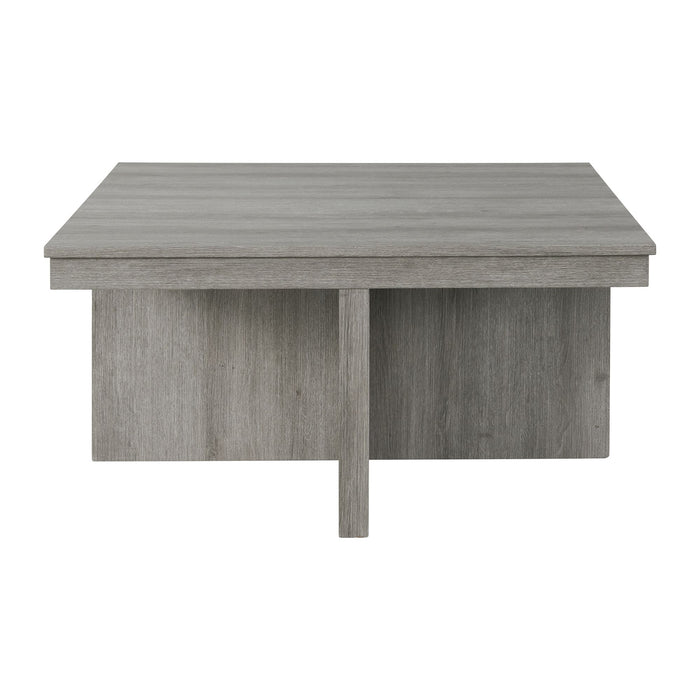 Uster Coffee Table W/Four storage Stools Grey - American Home Express Outlet (San Antonio, TX)