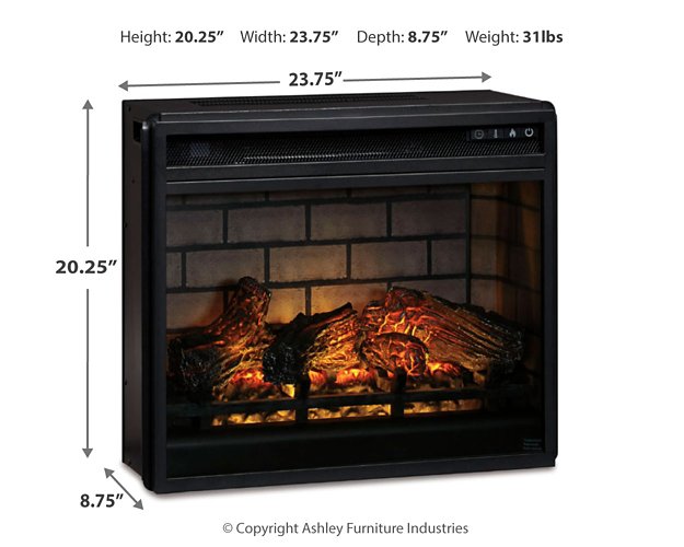 Entertainment Accessories Electric Infrared Fireplace Insert - American Home Express Outlet (San Antonio, TX)