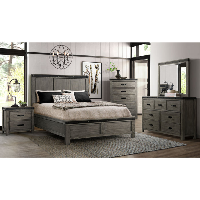 Wade 7-Drawer Dresser & Mirror Set - American Home Express Outlet (San Antonio, TX)