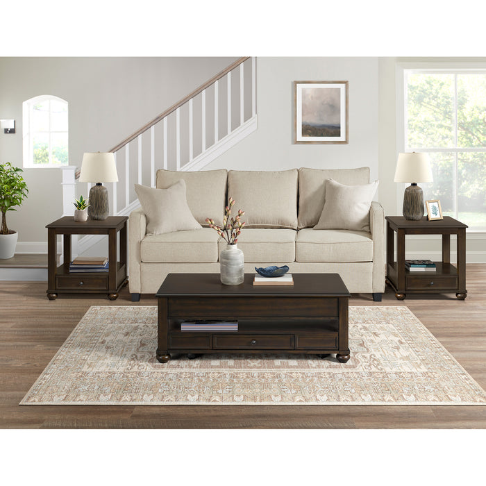 Wagner Rectangular Lift-Top Coffee Table w/ Casters in Cherry - American Home Express Outlet (San Antonio, TX)