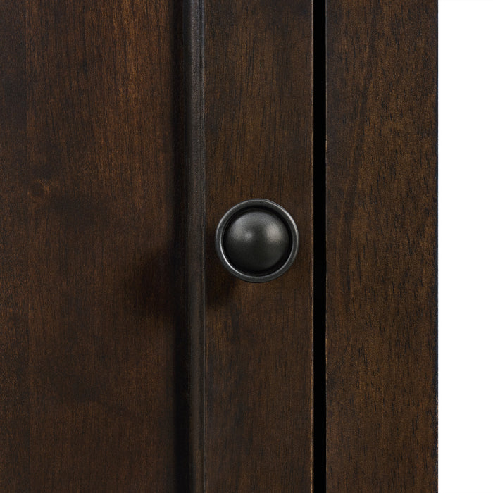 Wagner Chairside Table with USB in Cherry - American Home Express Outlet (San Antonio, TX)