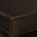 Wagner Rectangular Lift-Top Coffee Table w/ Casters in Cherry - American Home Express Outlet (San Antonio, TX)