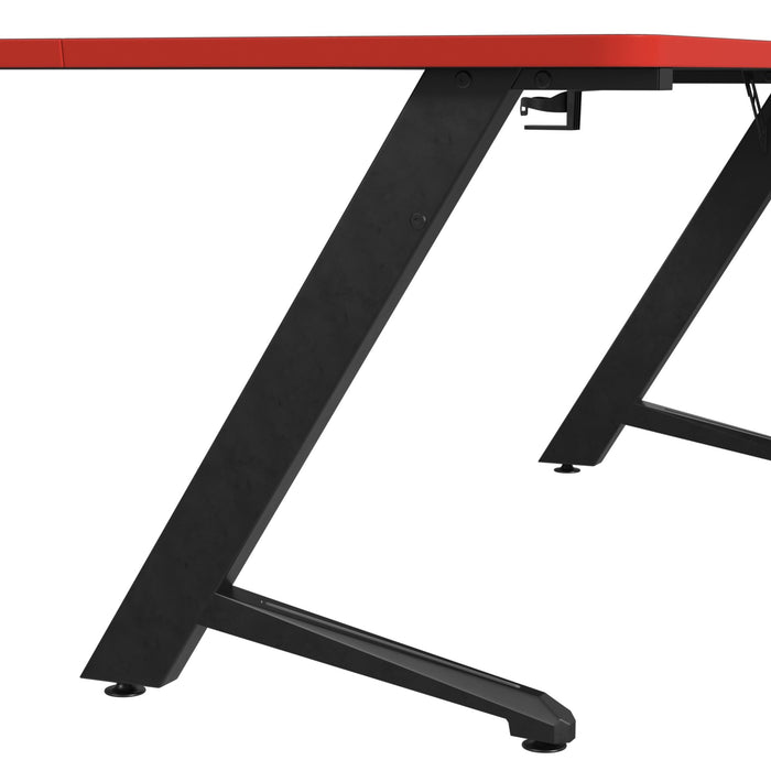 Waterside L shape Desk in Black - American Home Express Outlet (San Antonio, TX)