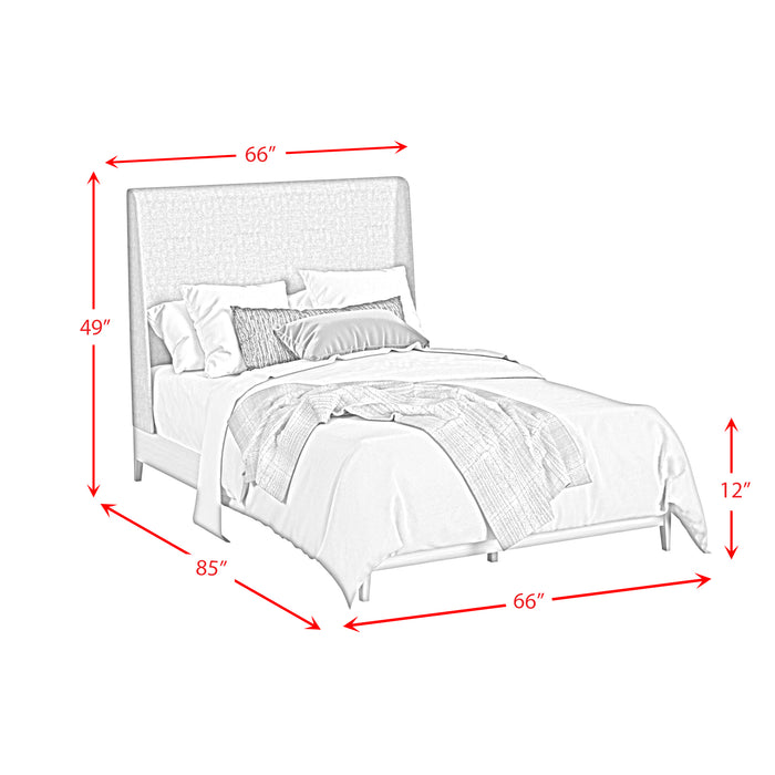 Westland UPH Bed with Grey Fabric - American Home Express Outlet (San Antonio, TX)